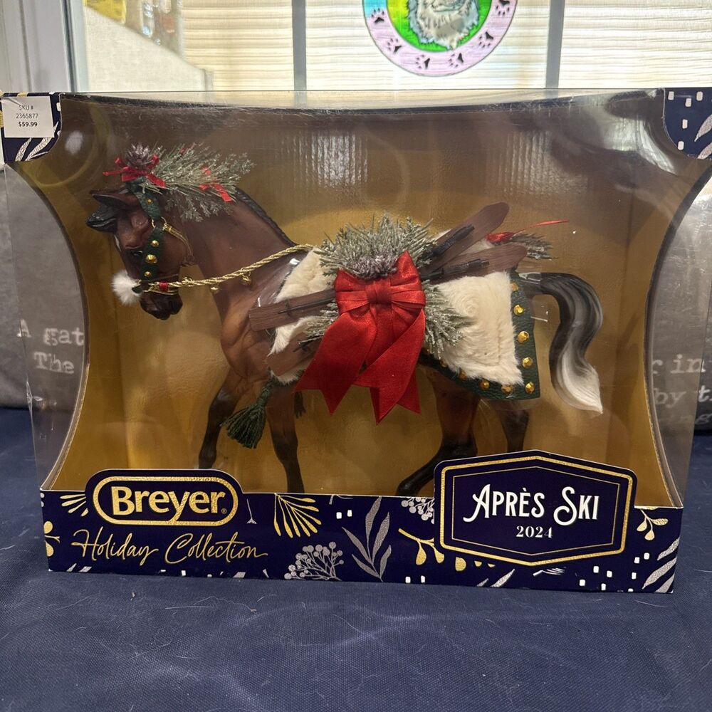 Breyer Horses Christmas Horse 2024 Apres Ski #10184 28th in Series Warmblood
